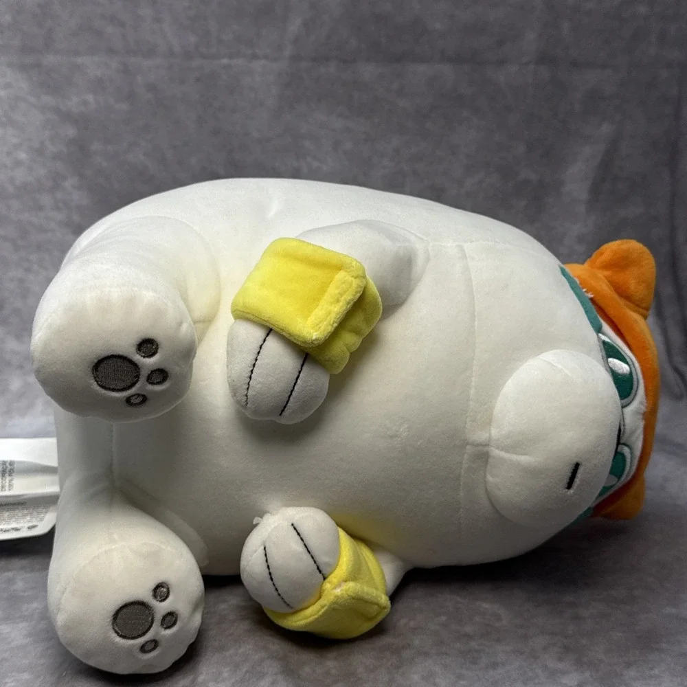 Miniso We Bare Bear Ice Bear Summer Vacation Series Polar Bear Plush NWT 12